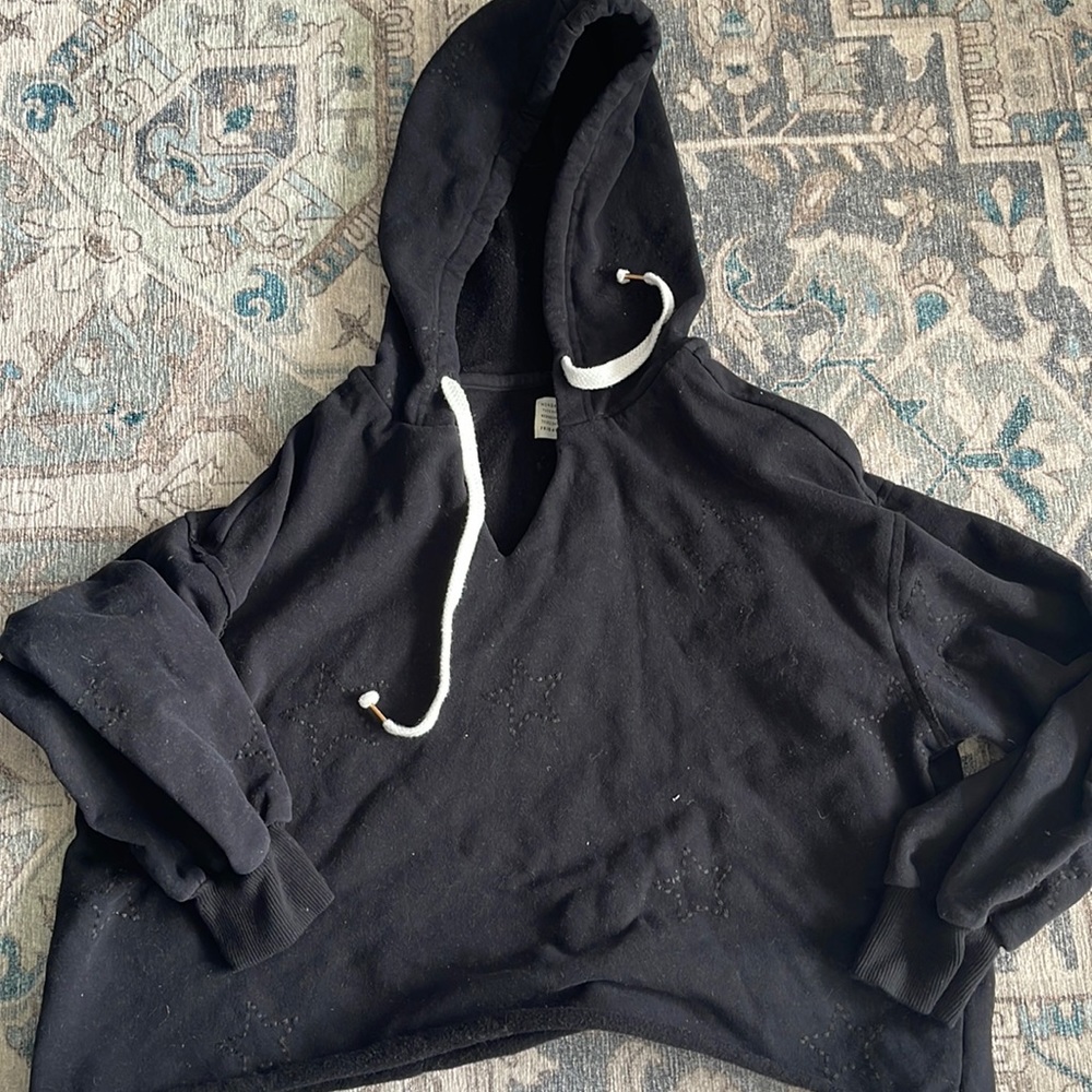 Anthropologie star Embroidered Sweatshirt